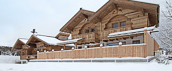 Alpenchalets Brücke in Mayrhofen